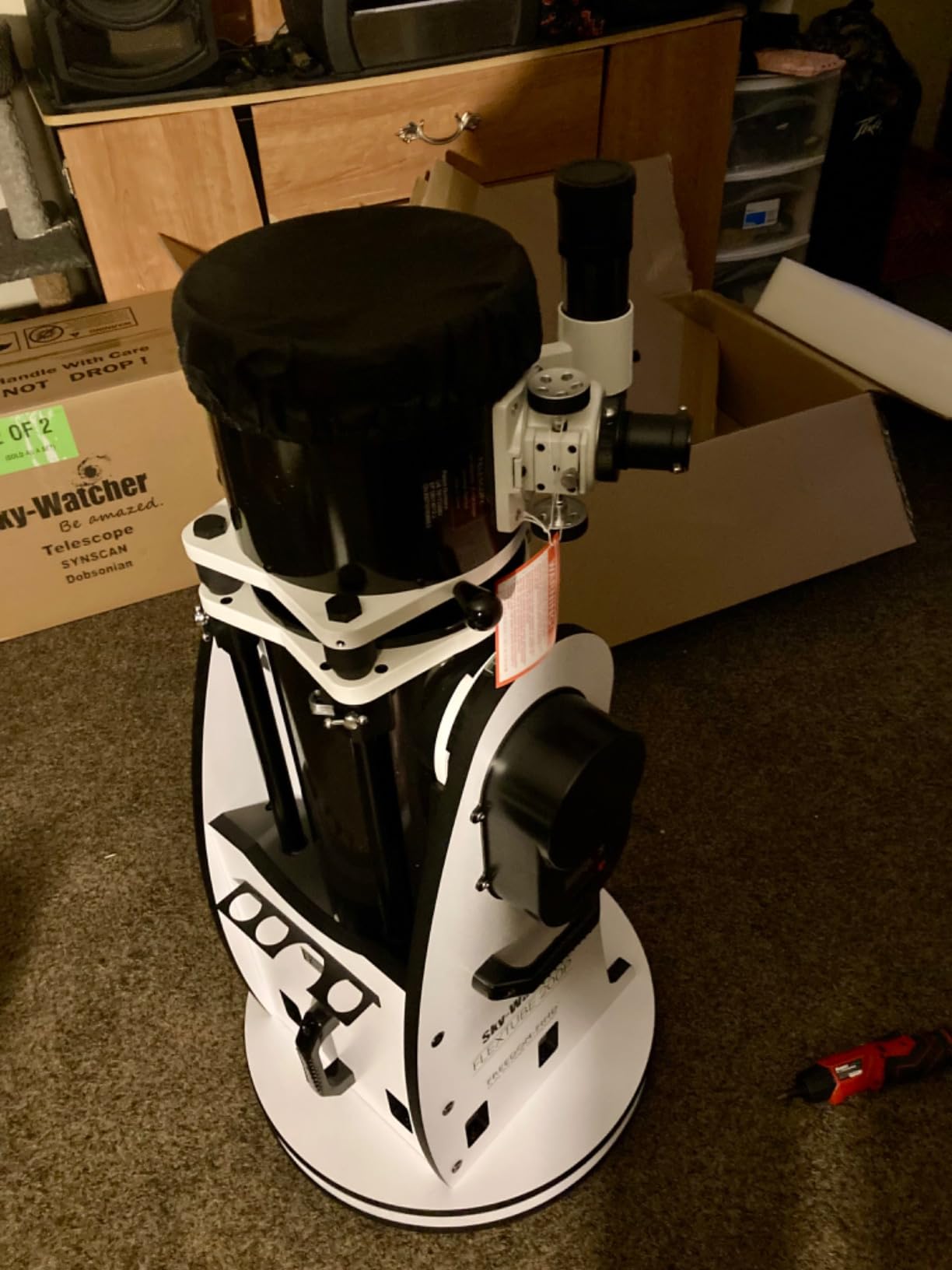 SkyWatcher Flextube 300 SynScan Dobsonian 12-inch Collapsible Computerized GoTo Large Aperture Telescope (S11820) customer photo 2