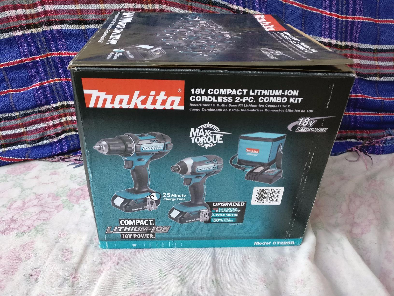 Makita CT225R 18V LXT Lithium-Ion Compact Cordless 2-Piece Combo Kit (2.0Ah) customer photo 1
