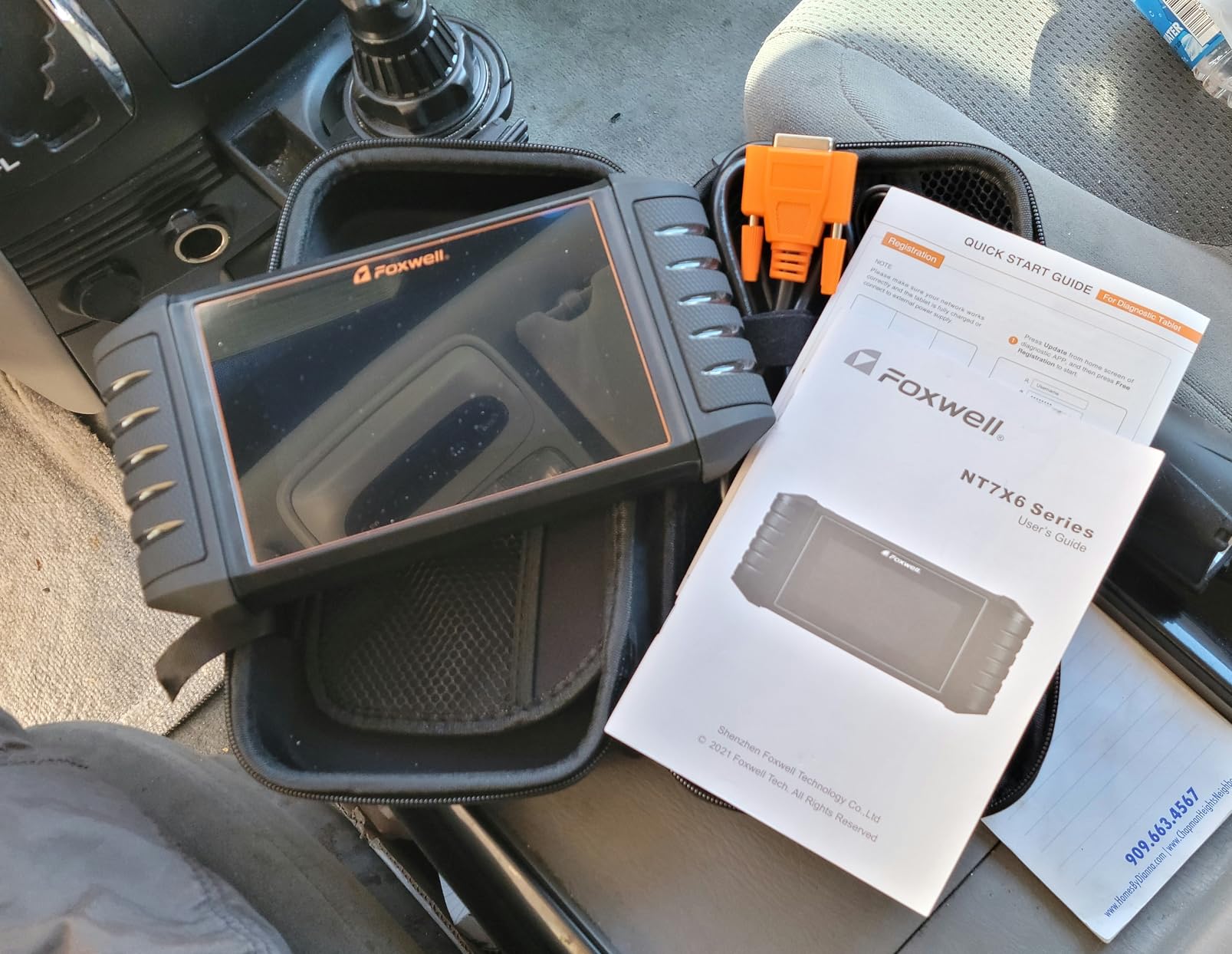 2026 FOXWELL NT716 Bidirectional OBD2 Scanner, 4-System Diagnostic Tool for ABS, SRS, Transmission & Engine, 9 Reset, ABS Bleeding, AutoVIN, Live Data, Upgraded from NT6X4, Lifetime Free Updates,Black customer photo 1