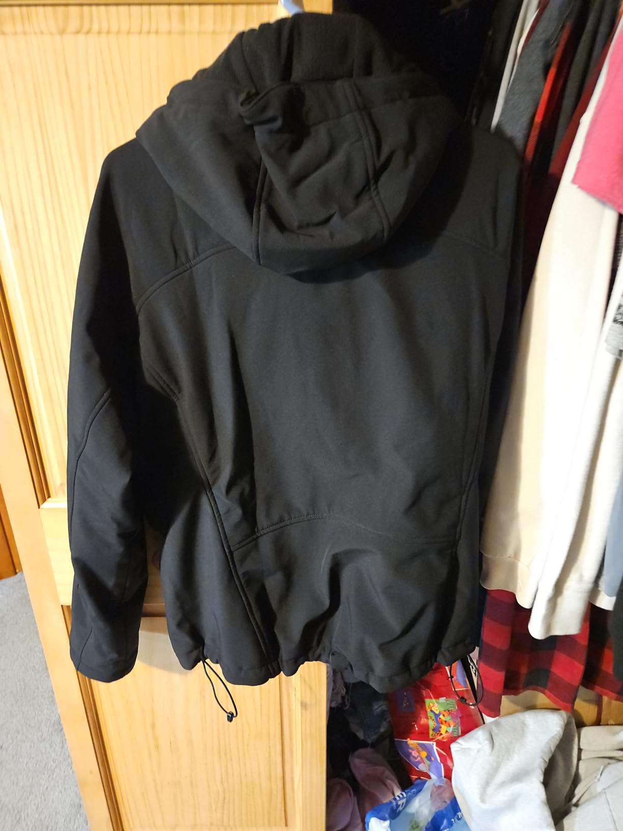 Upgraded Women's 4-Zone Heated Jacket with Heated Collar, Heated Coat with Detachable Hood customer photo 2