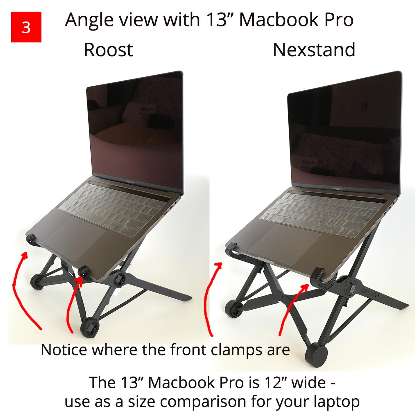 Roost V3 Laptop Stand - Adjustable and Extremely Portable Laptop Stand - PC and MacBook Stand customer photo 1