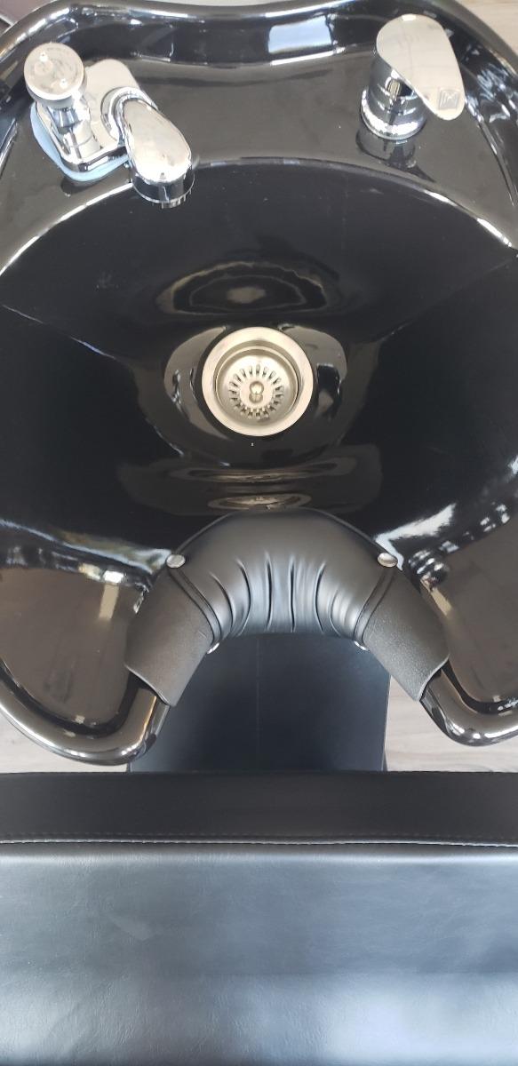 DIR Beauty Salon Shampoo Backwash Unit Sink Station Tilting Ceramic Sink with Adjustable Seat - Beckman customer photo 2