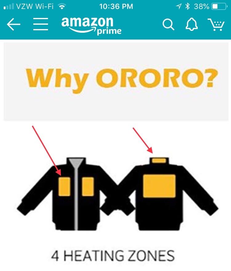 ORORO Women's Lightweight Heated Vest with USB-C Rechargeable Battery, Puffer Classic Heating Vest customer photo 2