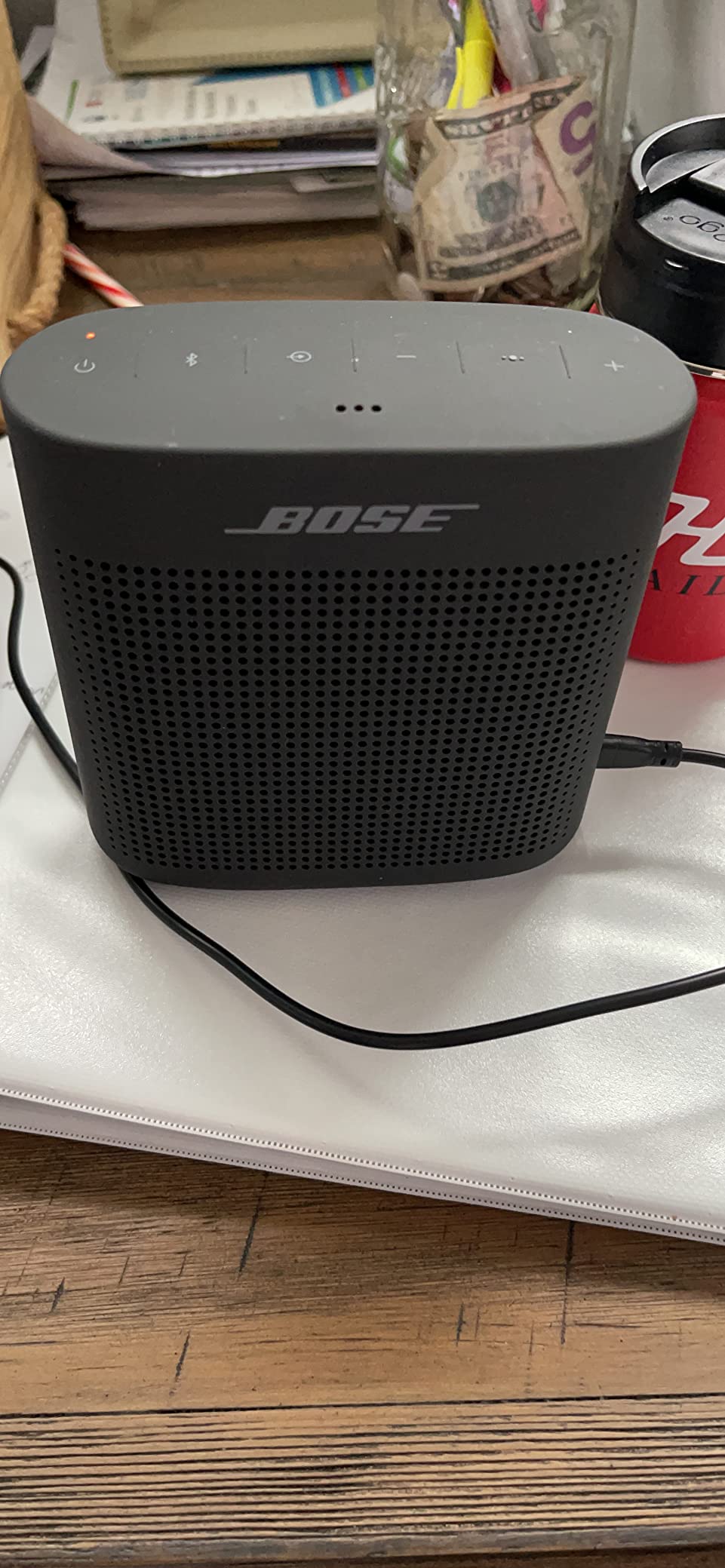 Bose SoundLink Color II: Portable Bluetooth, Wireless Speaker with Microphone - Soft Black customer photo 2