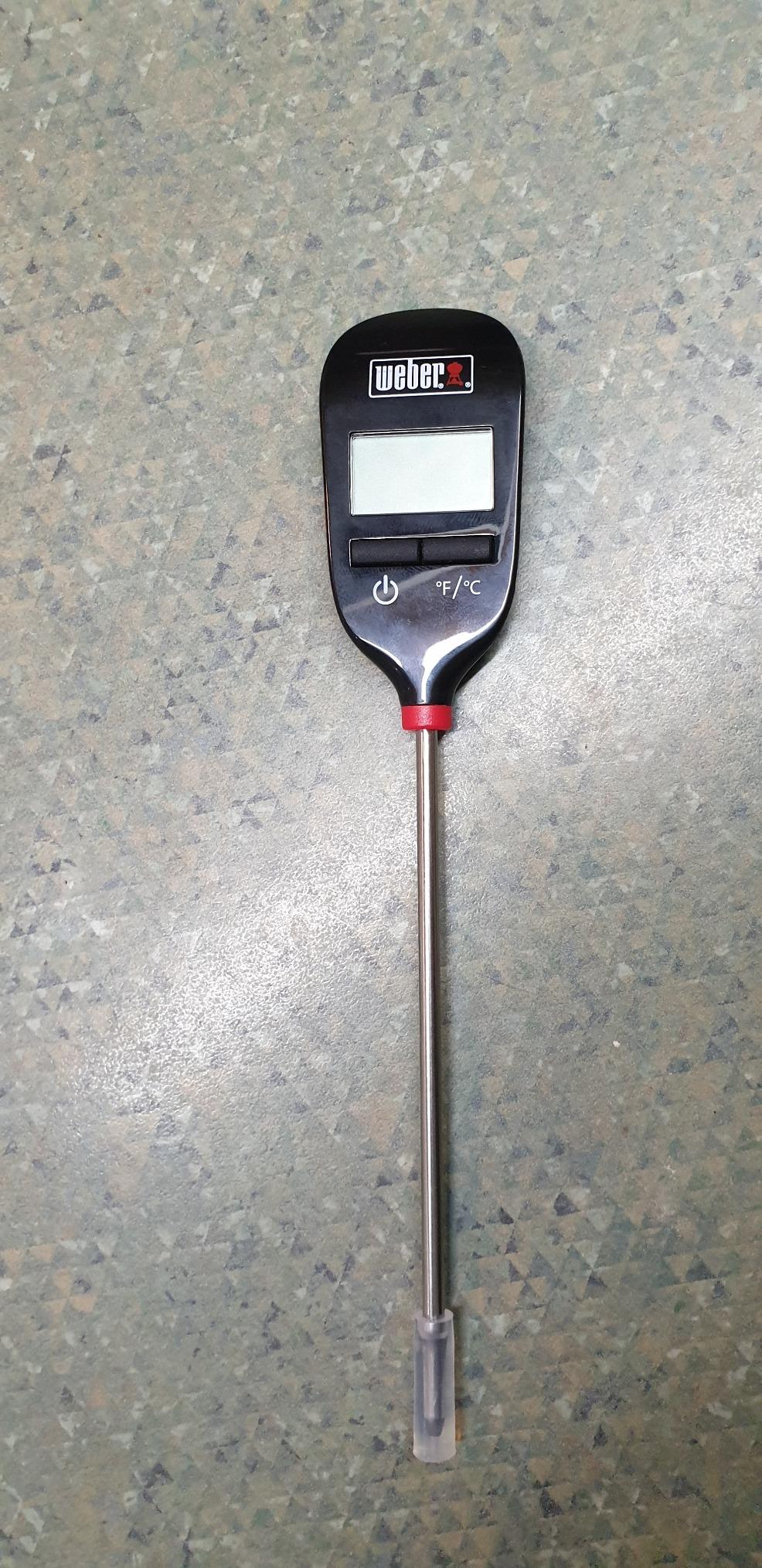 Weber Instant‑Read Thermometer Probe, Black/Silver - Fast Digital Grill & Kitchen Thermometer with 15‑Second Readout, Auto Shutoff & Fahrenheit/Celsius Options - Grill Accessory customer photo 2