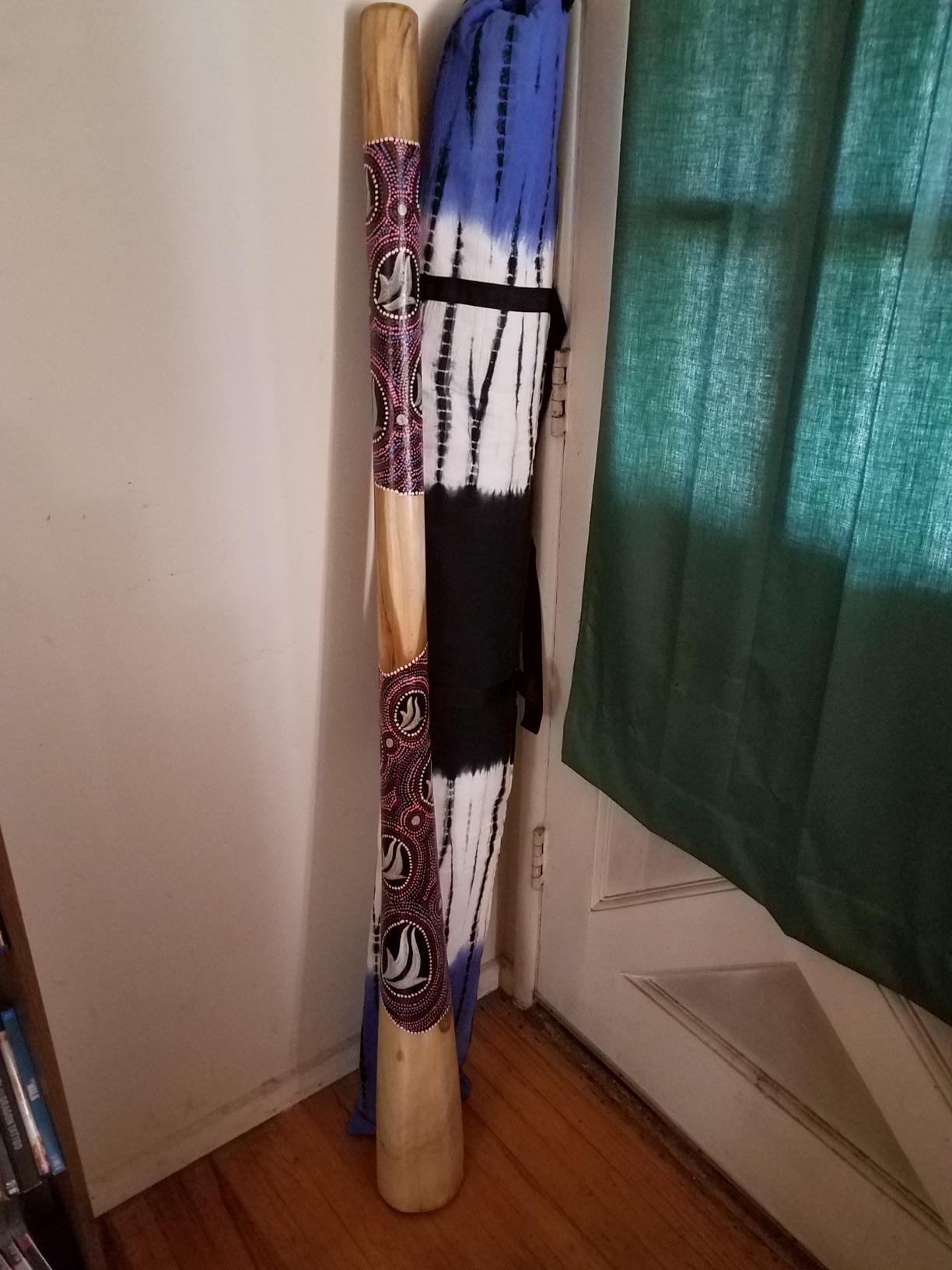 Didgeridoo Teak Wood Painted (51 inch) customer photo 2
