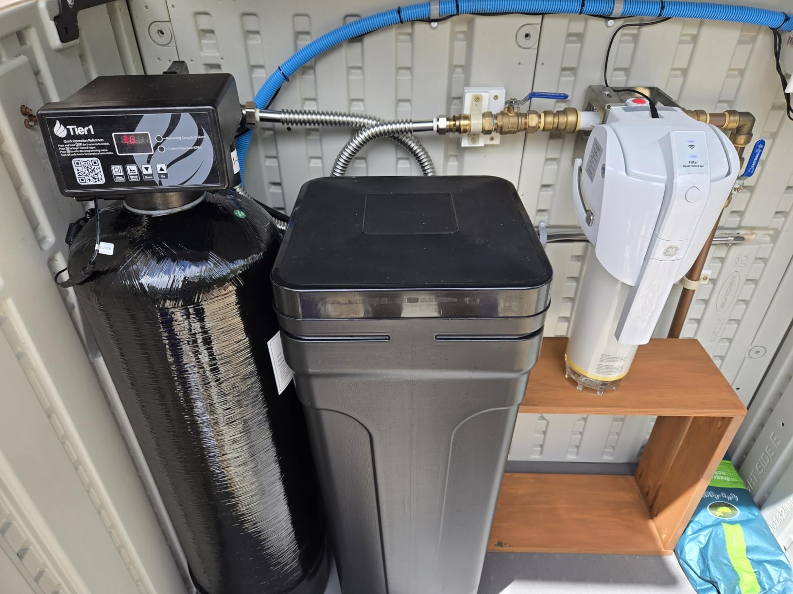 Tier1 Whole House Water Softener System 48,000 Grain for 4-5 Bathroom Homes | Ceramic Valve Technology | 1.5 Cu Ft High Capacity Resin Tank | Metered Regeneration | Salt-Based Softener customer photo 1