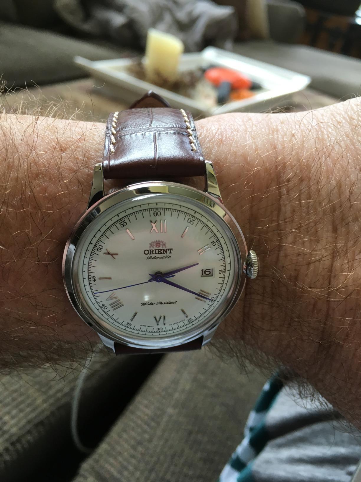 Orient Bambino Version 2 | Automatic/Hand-Winding Wrist Watch | 40.5 mm Case | Classic Watch customer photo 1