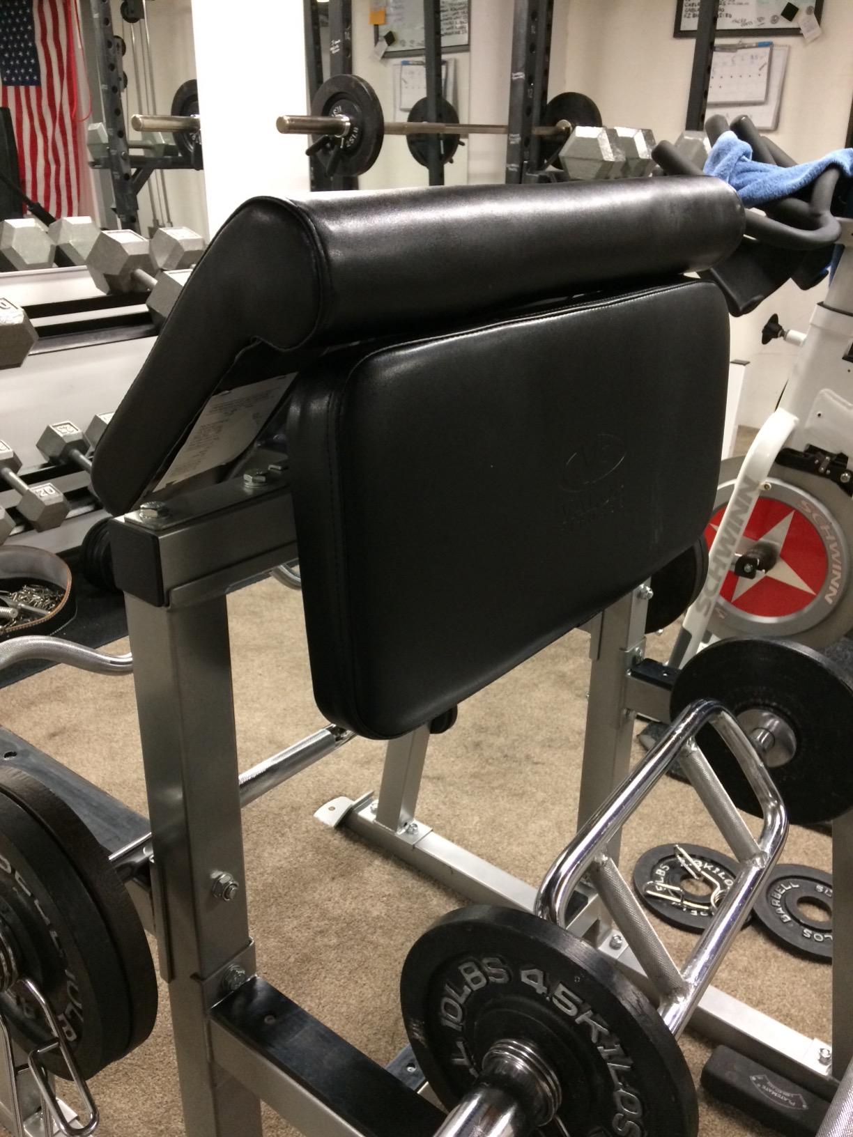 Valor Fitness Preacher Curl Bench - Adjustable Curling Machines Sit or Stand for Upper Body Home Gym Biceps Workout customer photo 2
