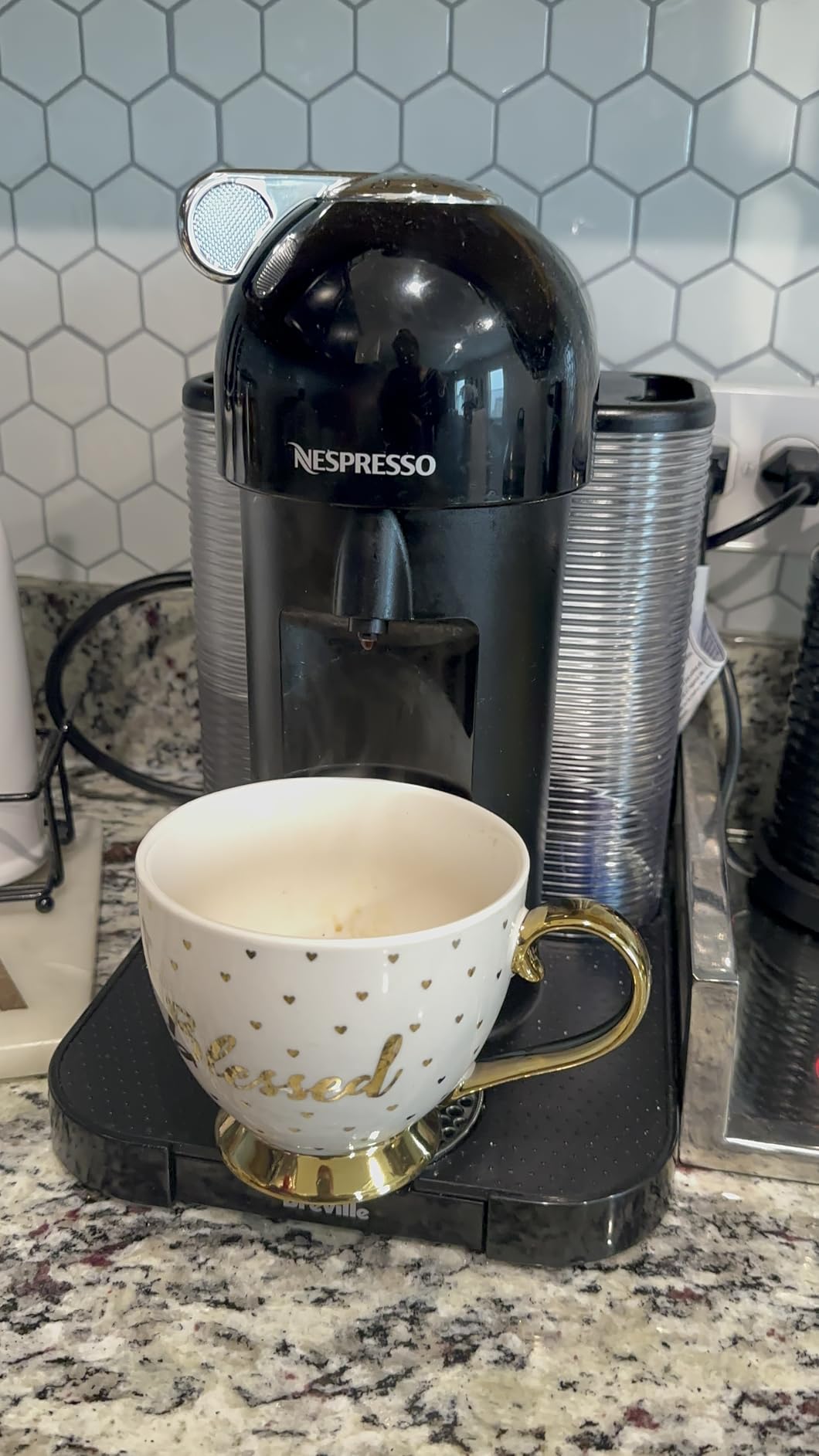 Vertuo Coffee and Espresso Maker by Breville, Chrome customer photo 2