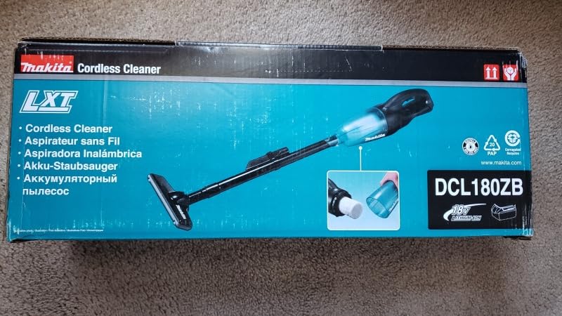 Makita XLC02ZB 18V LXT Lithium-Ion Cordless Vacuum, Tool Only customer photo 2