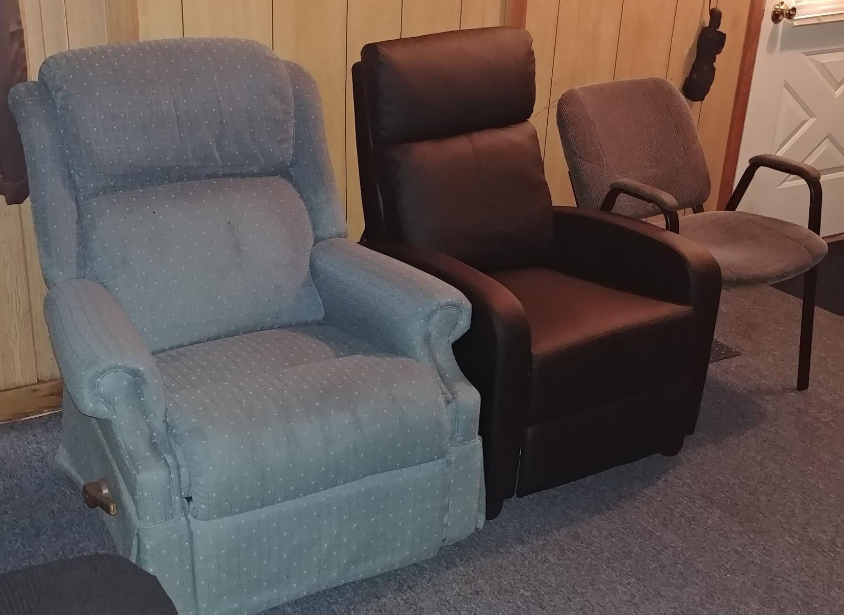 FDW Recliner Chair Push Back Sofa Home Theater Seating with Lumbar Support and Leather Padded Seat Backrest for Living Room customer photo 1