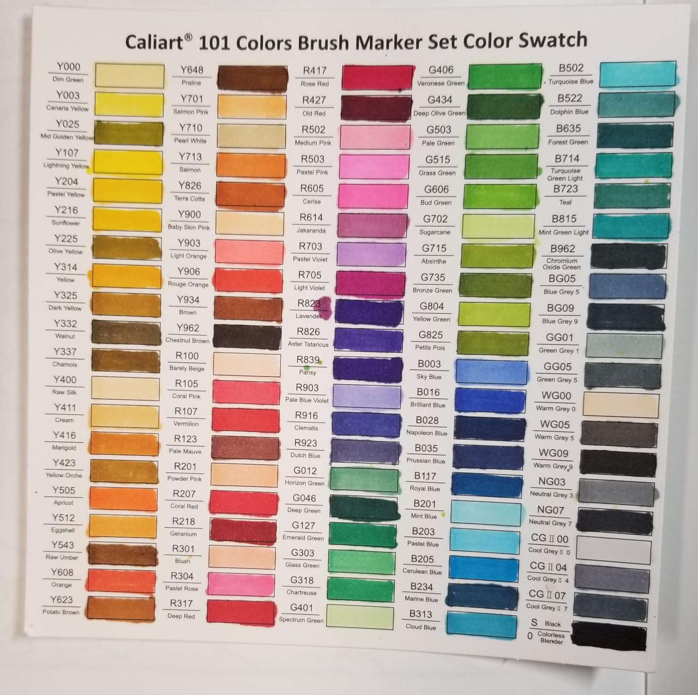 Caliart Markers, 100 Colors Dual Tip Art Markers Sketch Pens Permanent Alcohol Based, with Case for Adults Artists Drawing Illustration Sketching Coloring (White Barrel) customer photo 2