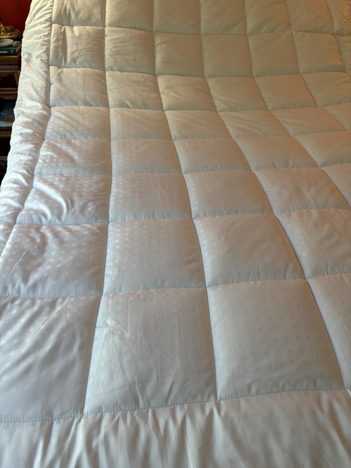 EASELAND Queen Size Mattress Pad Pillow Top Mattress Cover Quilted Fitted Mattress Protector Cotton Top Stretches up to 8-21 inch Deep Pocket Cooling Mattress Topper customer photo 1