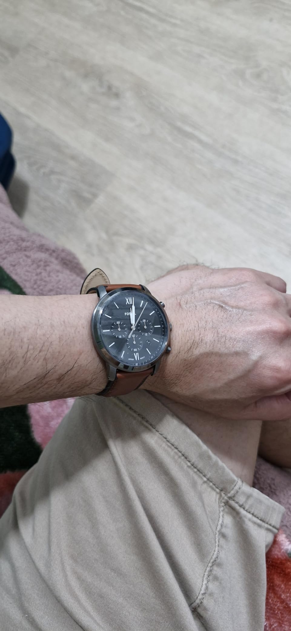 Fossil Men's Watch, Neutra Quartz Stainless Steel Chronograph Watch for Men customer photo 1