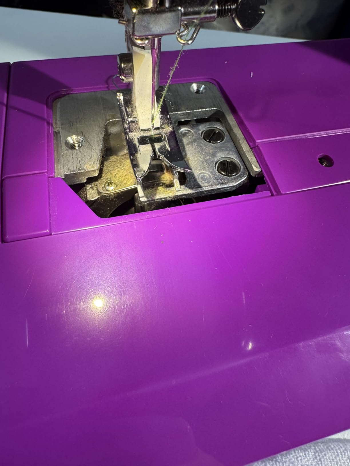 Blue Couture Easy-to-Use Sewing Machine with Interior Metal Frame, Bobbin Diagram, Tutorial Videos, Made with Beginners in Mind! customer photo 1