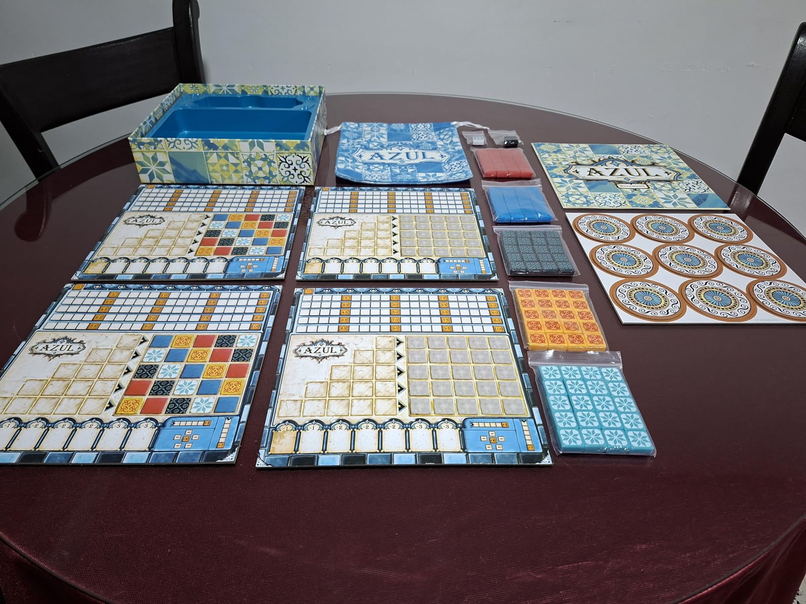 Azul Board Game - Tile Placement & Beautiful Mosaic Art Adult Board Games, Award-Winning Strategy for Adults & Families, Family Fun for Adults, 2-4 Players Ages 8+, 30-45 Minute Playtime customer photo 2
