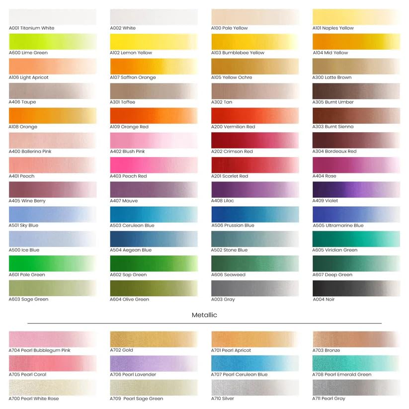 ARTEZA Gouache Paint, Set of 24, 12ml/0.4 US fl oz Gouache Paint Tubes, Gouache Set for Adults and Students customer photo 1