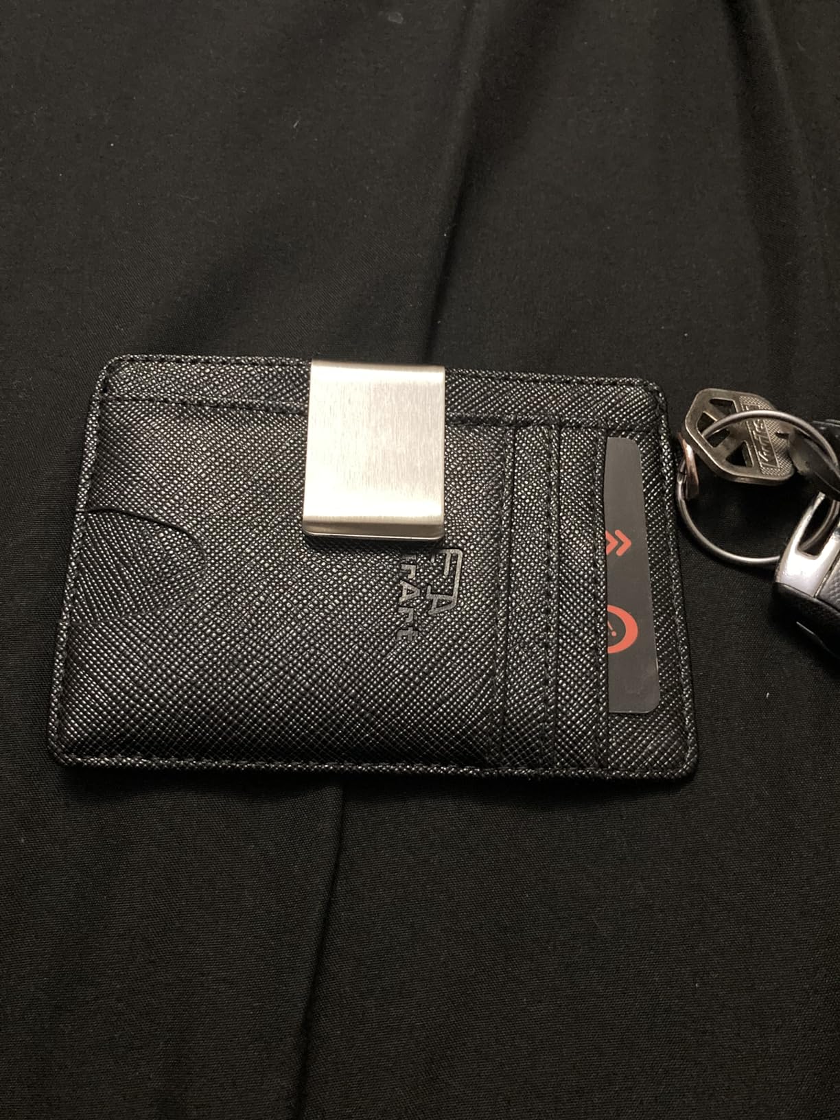 Small Men's Slim Money Clip Stainless Steel Credit Business Card Holder Pocket Cash Wallet customer photo 2