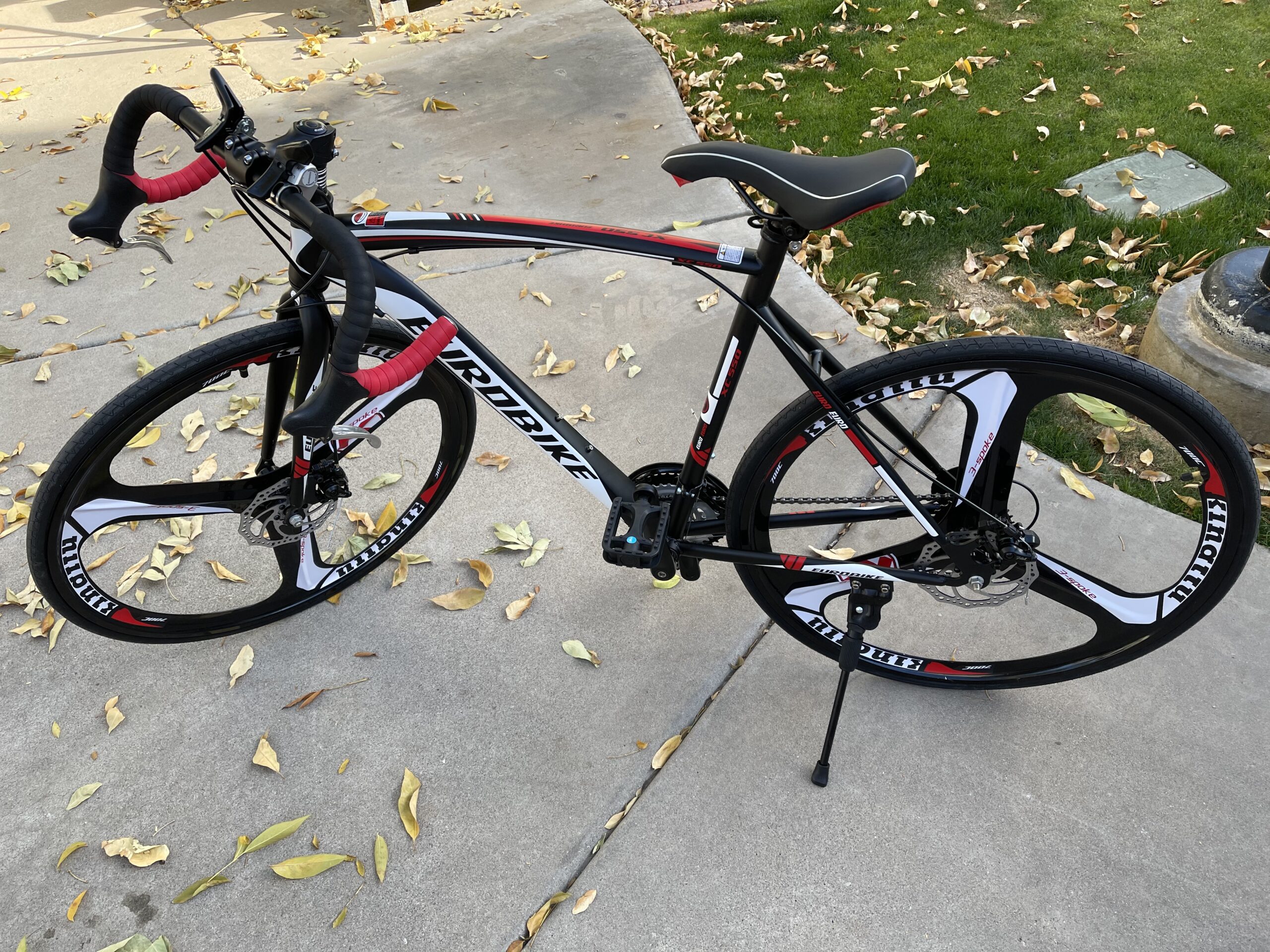 EUROBIKE EURXC550 21 Speed Road Bike 700C Wheels Road Bicycle Dual Disc Brake Bicycles customer photo 2
