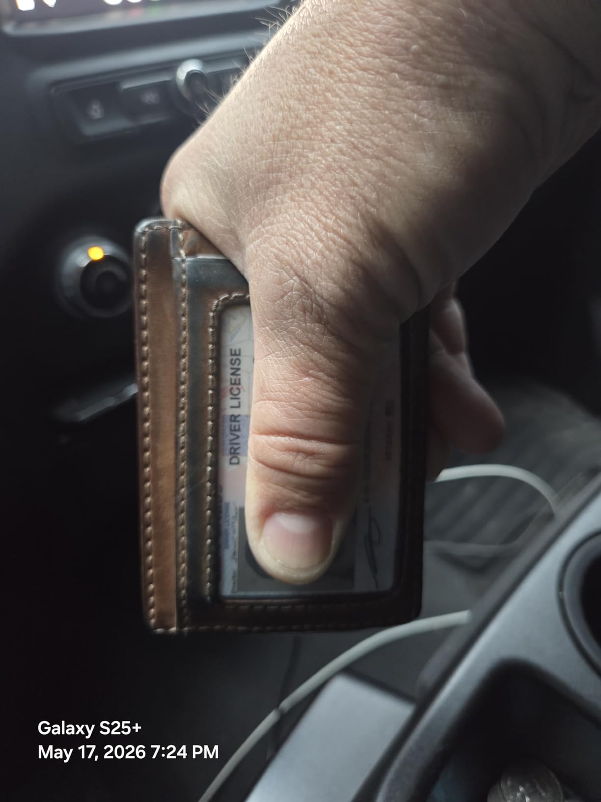 Carryall Men's Slim Money Clip Wallet, Super Strong Magnetic Clip Holds 15+ Bills, Full Grain Leather Slim Front Pocket Wallet, 9 Card Holder, Gift for Men, Tan customer photo 2