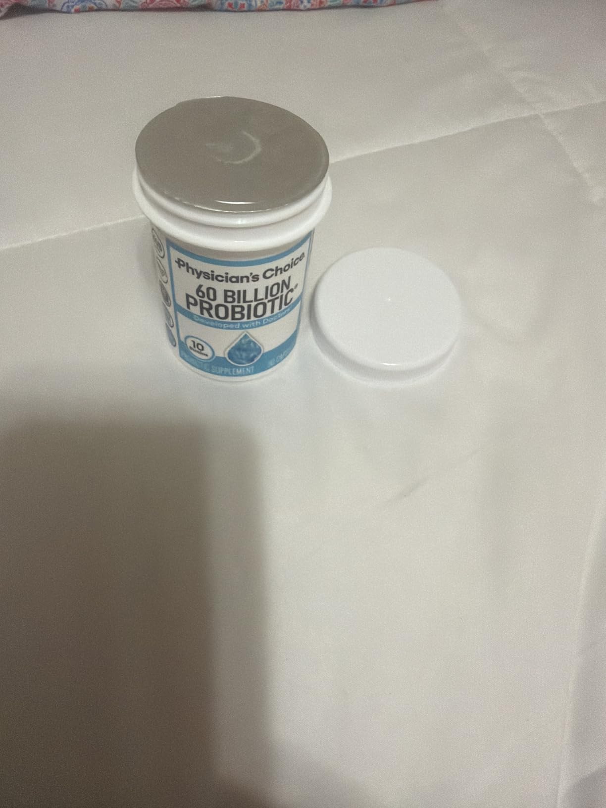 Physician's CHOICE Probiotics 60 Billion CFU - 10 Strains + Organic Prebiotics - Immune, Digestive & Gut Health - Supports Occasional Constipation, Diarrhea, Gas & Bloating - for Women & Men - 30ct customer photo 2