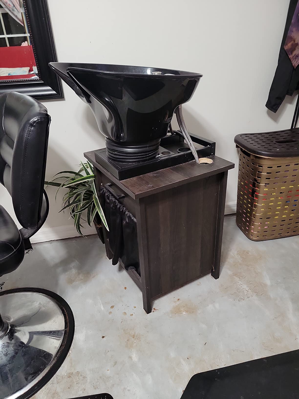 Extra Large Plastic Titling Shampoo Bowl Wall Mounted for Salon or Spa TLC-B38-WT customer photo 1