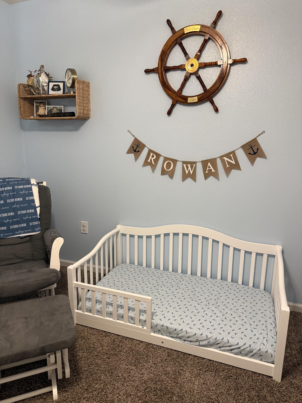 Dream On Me Austin Toddler Day Bed with Rails in White, Low to Floor, Greenguard Gold & Baby Safety Alliance Certified customer photo 1