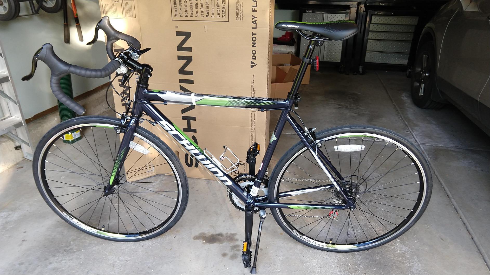 Schwinn Volare 1300 Road Bike, 700c Mens and Womens Bike, 14-Speed Drop Bar Road Bicycle, Aluminum Frame, Sport Tires, Alloy Caliper Brakes, Adult Bicycle customer photo 2