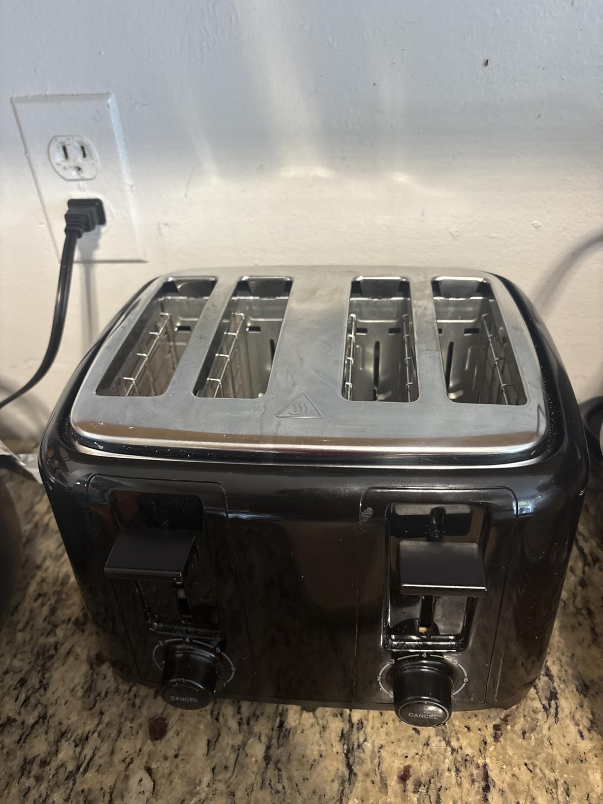 Proctor Silex 4 Slice Toaster with Extra Wide Slots for Bagels, Cool-Touch Walls, Shade Selector With 7 Browning Levels, Toast Boost, Auto Shut-off and Cancel Button, Black (24215PS) customer photo 2
