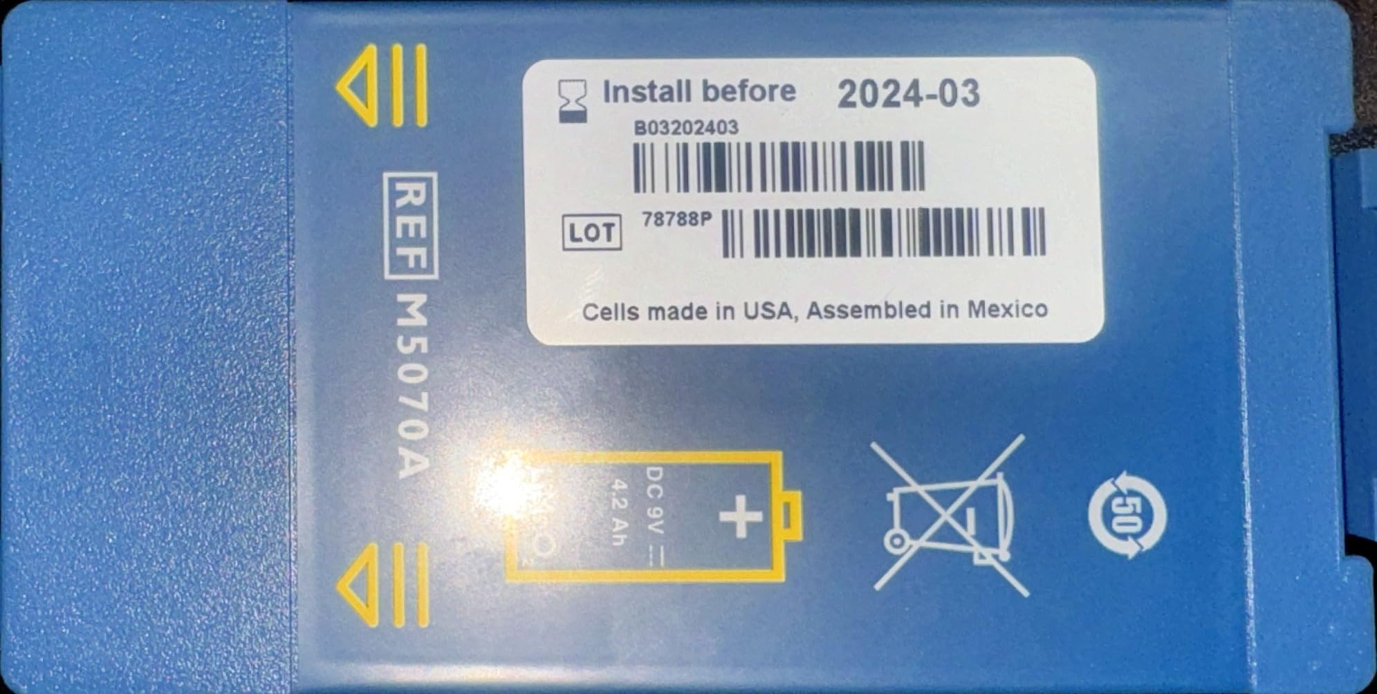 Philips HeartStart Home and Onsite Automated External Defibrillator Battery customer photo 1