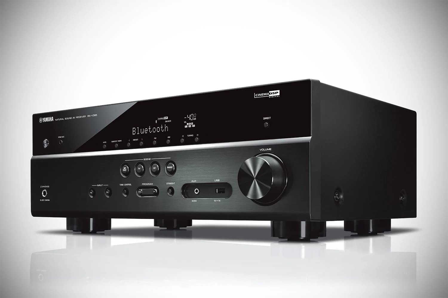 RX-V385 5.1-Channel 4K Ultra HD AV Receiver with Bluetooth customer photo 1