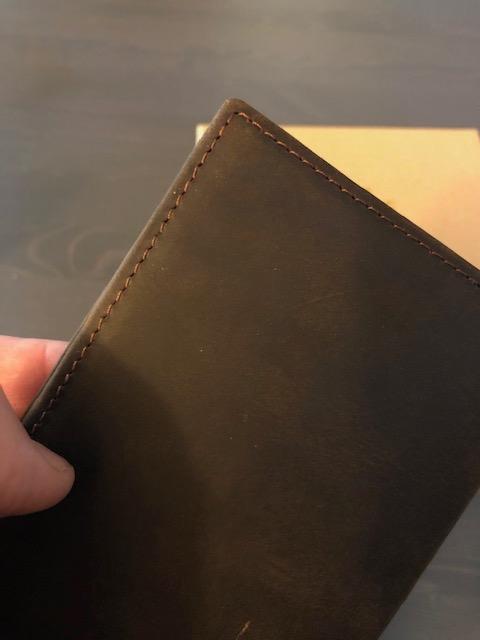 Polare Slim RFID Blocking Leather Passport Holder Travel Bifold Wallet For Men customer photo 2