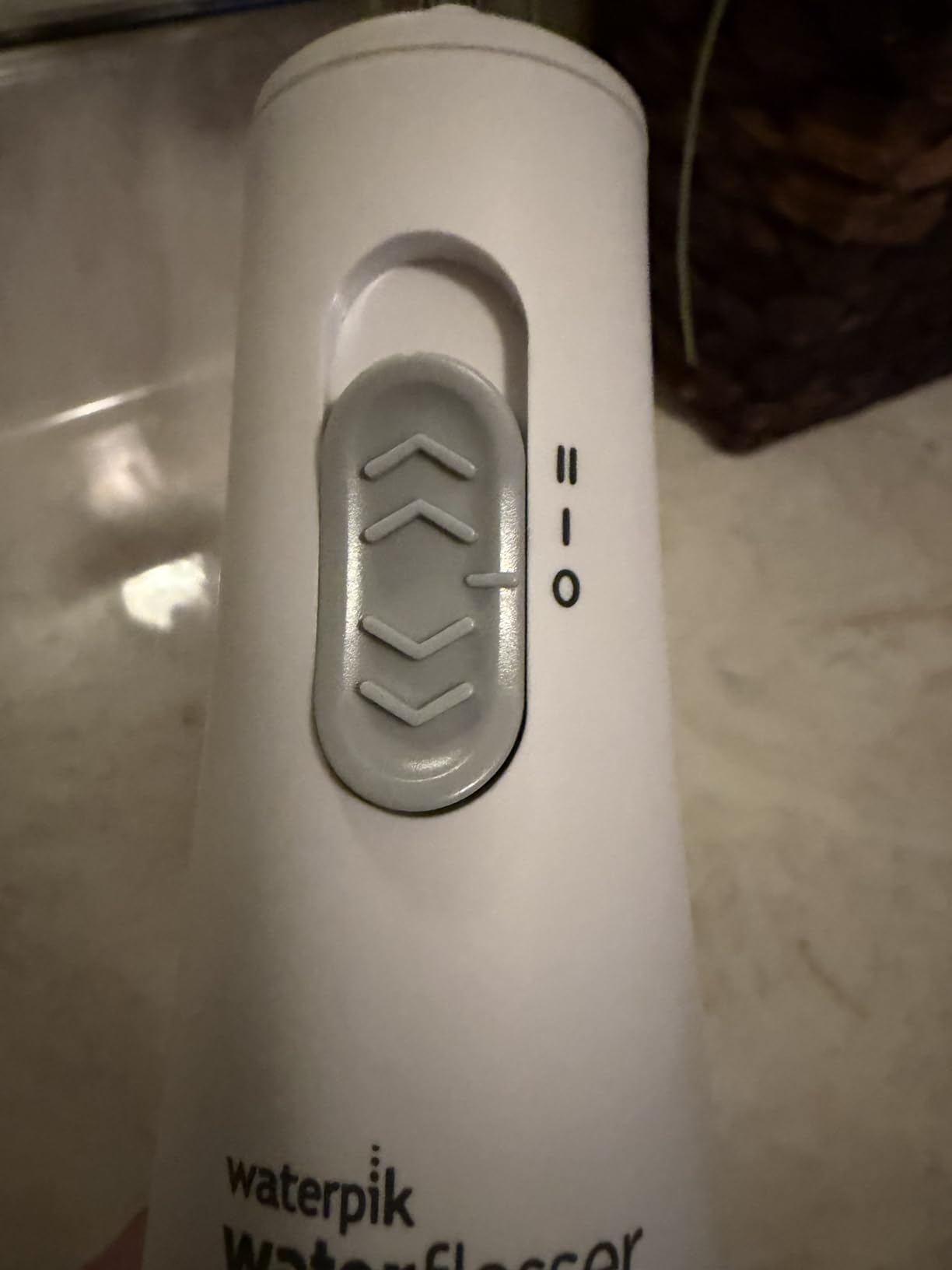 Cordless Express Water Flosser, Battery Operated & Portable for Travel & Home, ADA Accepted, Waterproof for Shower Use, White WF-02, Packaging May Vary customer photo 2
