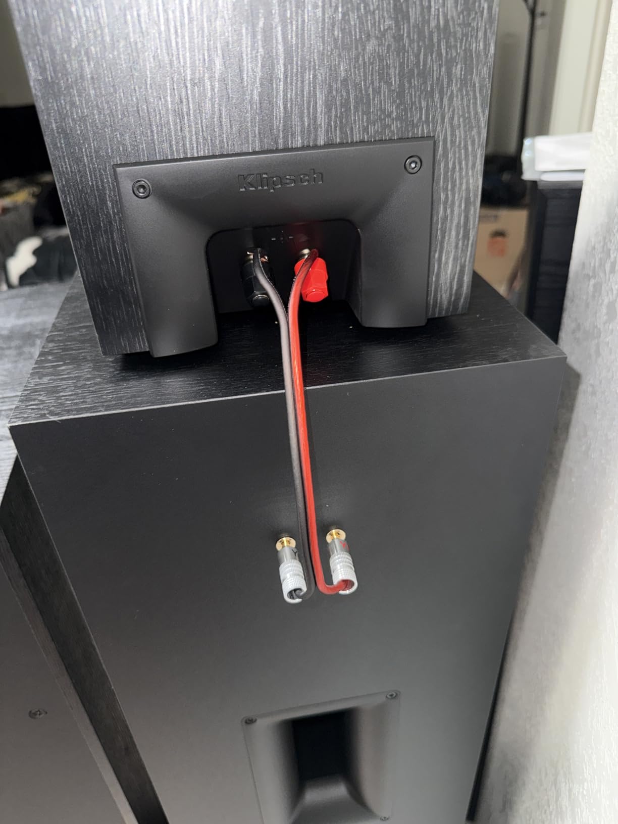 Klipsch RP-500SA Dolby Atmos Surround Sound Speakers (Ebony) customer photo 1