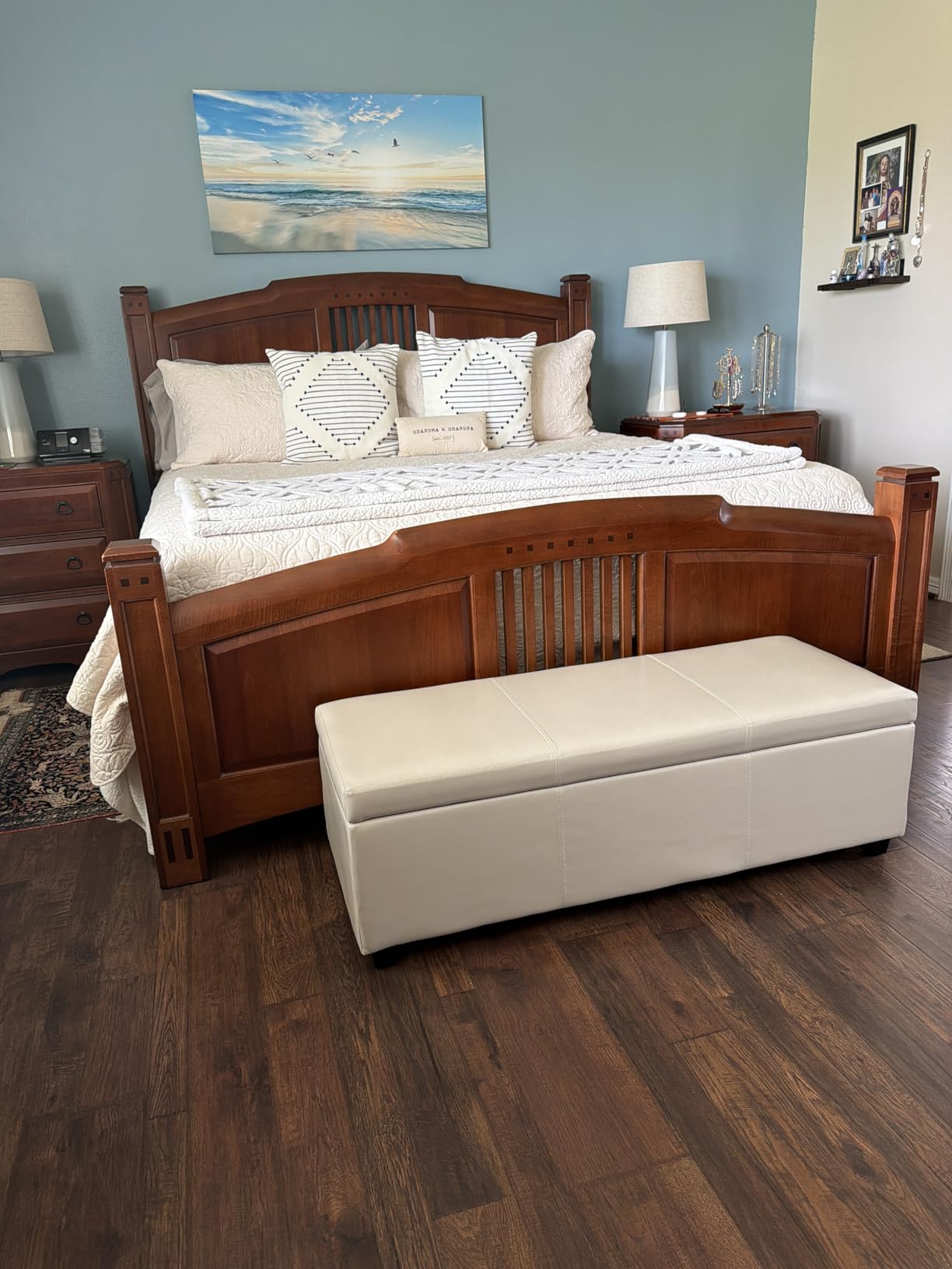 SIMPLIHOME Avalon Storage Ottoman Bench - 48