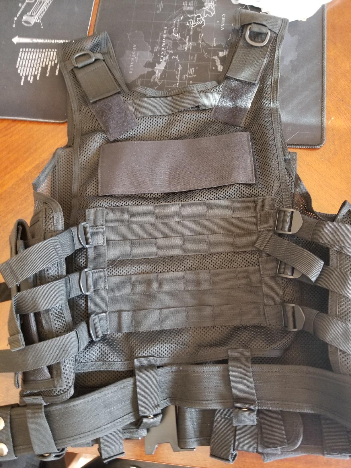 Marmot Tactical Vest Durable Mesh Vest with Detachable Belt & Holster for Subcompact/Compact/Standard Pistol customer photo 1