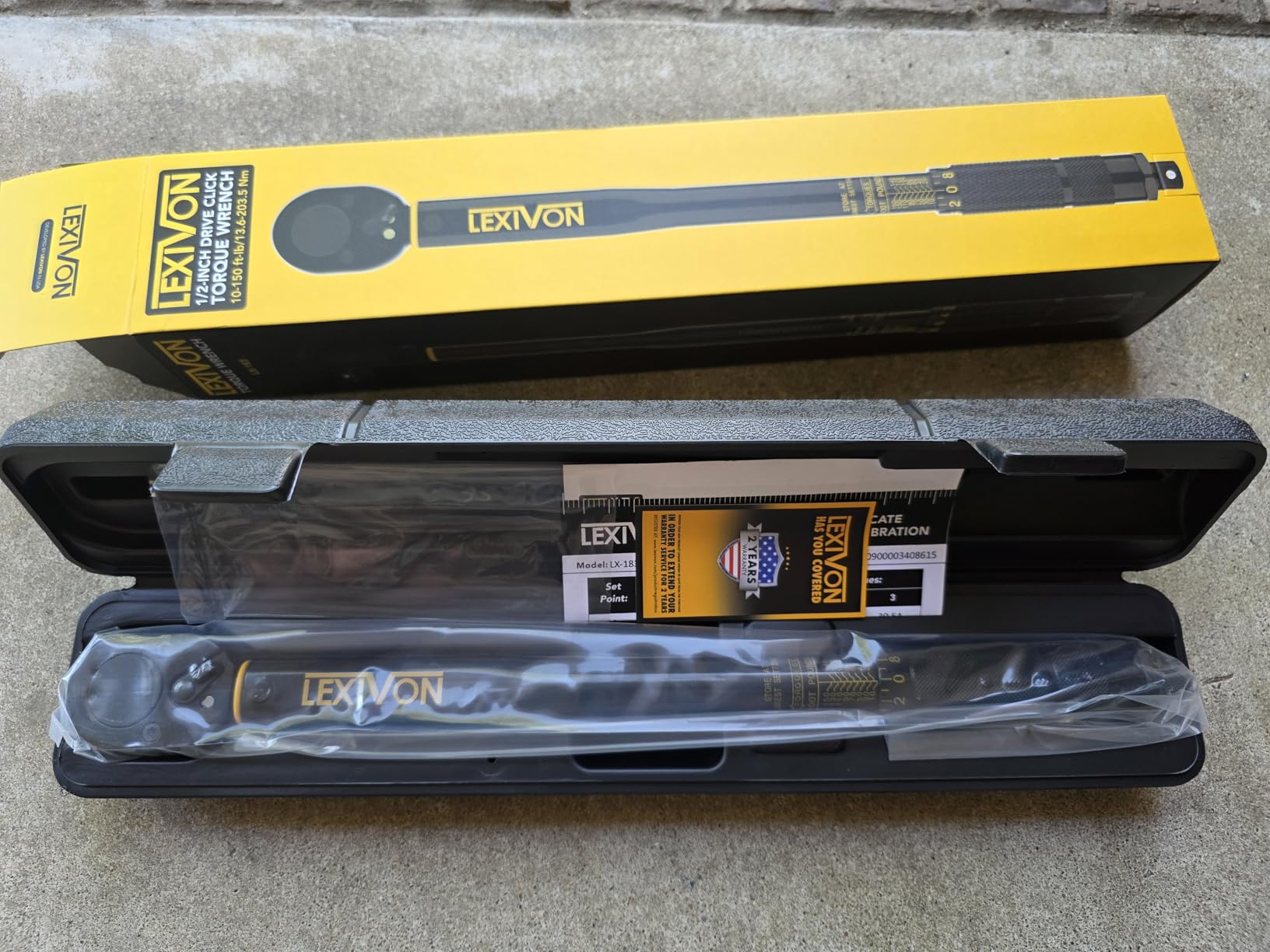 LEXIVON Inch Pound Torque Wrench 1/4-Inch Drive | 20~200 in-lb/2.26~22.6 Nm (LX-181) customer photo 2