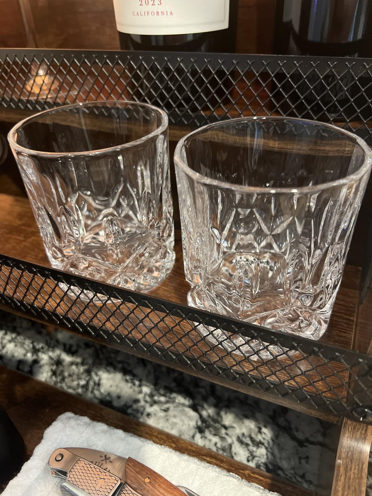 KANARS Old Fashioned Whiskey Glasses with Luxury Box - 10 Oz Rocks Barware For Scotch, Bourbon, Liquor and Cocktail Drinks - Set of 4 customer photo 1