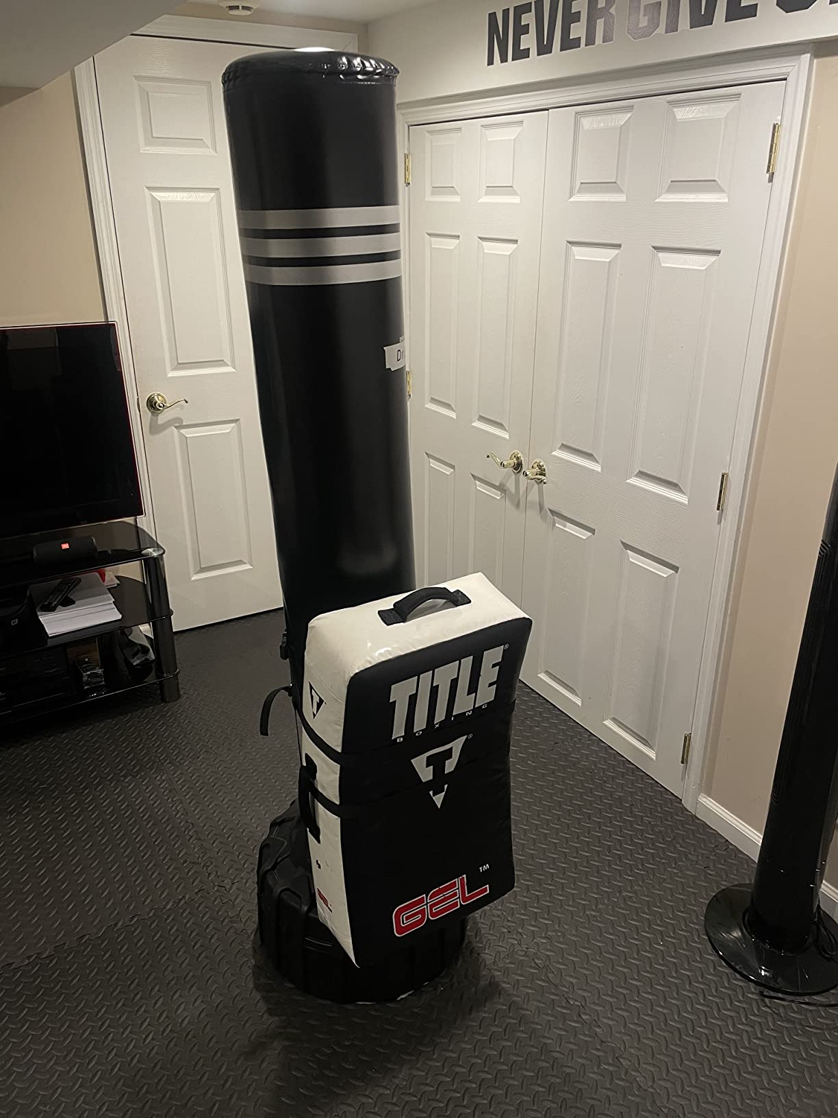 Dripex Freestanding Punching Bag, Heavy Boxing Bag with Stand for Adult Youth - Men Standing Boxing Punch Bag for Home Gym Workout customer photo 1