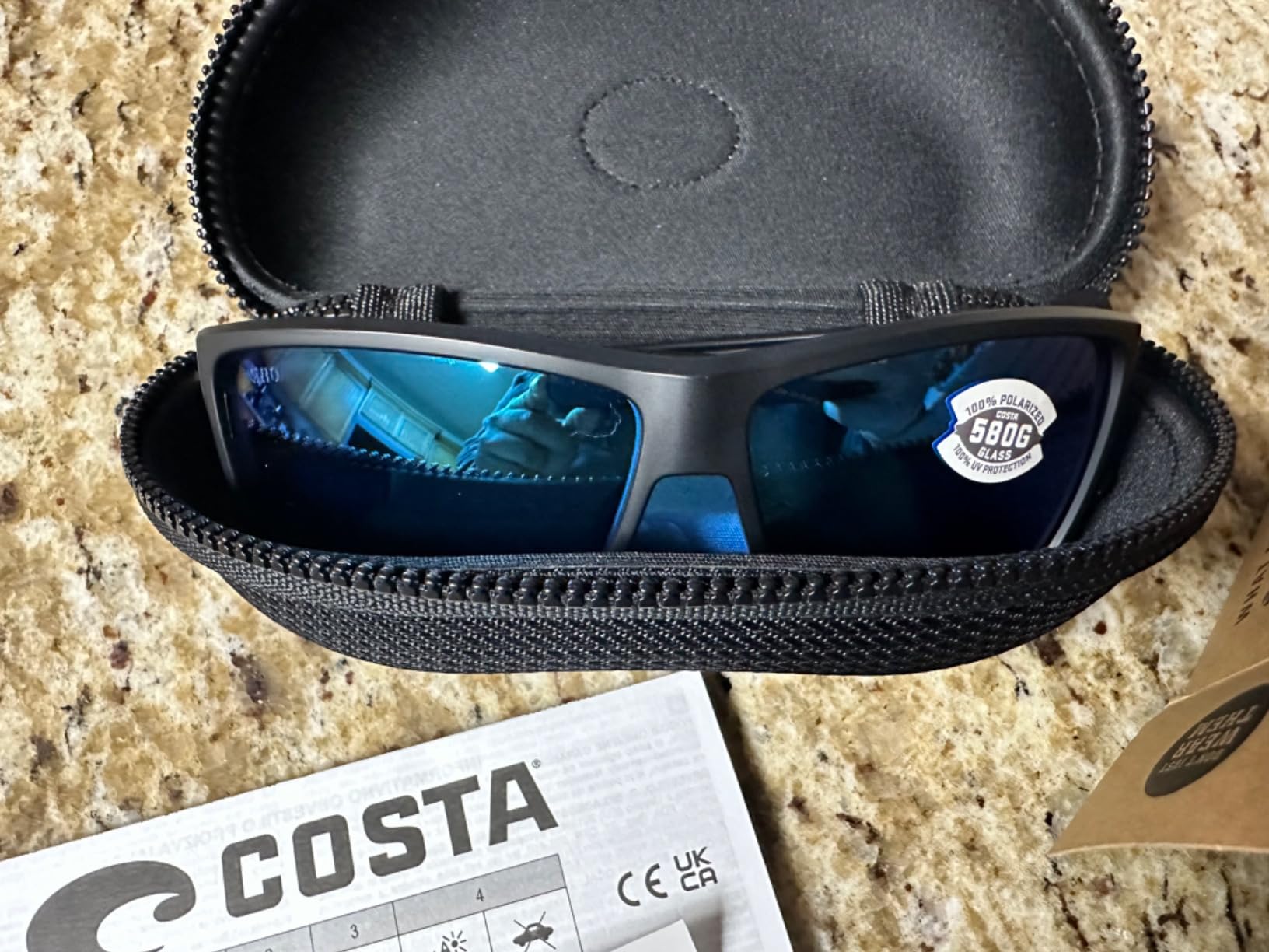 Costa Del Mar Mens Rinconcito Rectangular Sunglasses customer photo 1