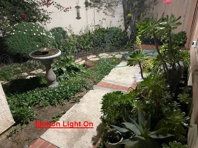 LEPOWER 1600LM LED Solar Security Lights Motion Outdoor, Motion Sensor Light, 5500K White Light, IP65 Waterproof Outdoor Flood Solar Light with 3 Adjustable Head for Yard, Garage（White） customer photo 2