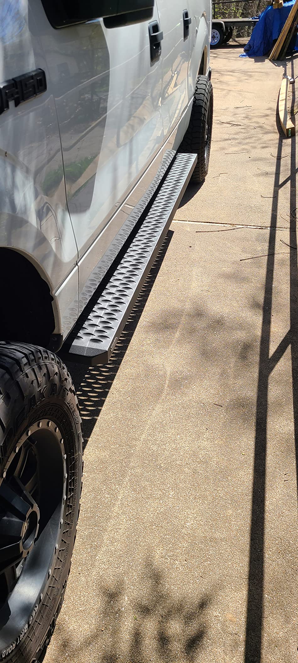 Westin 27-74745 Grate Steps Running Boards 90 in. Textured Black Pair (Required Mounting Kit Sold Separately) customer photo 2