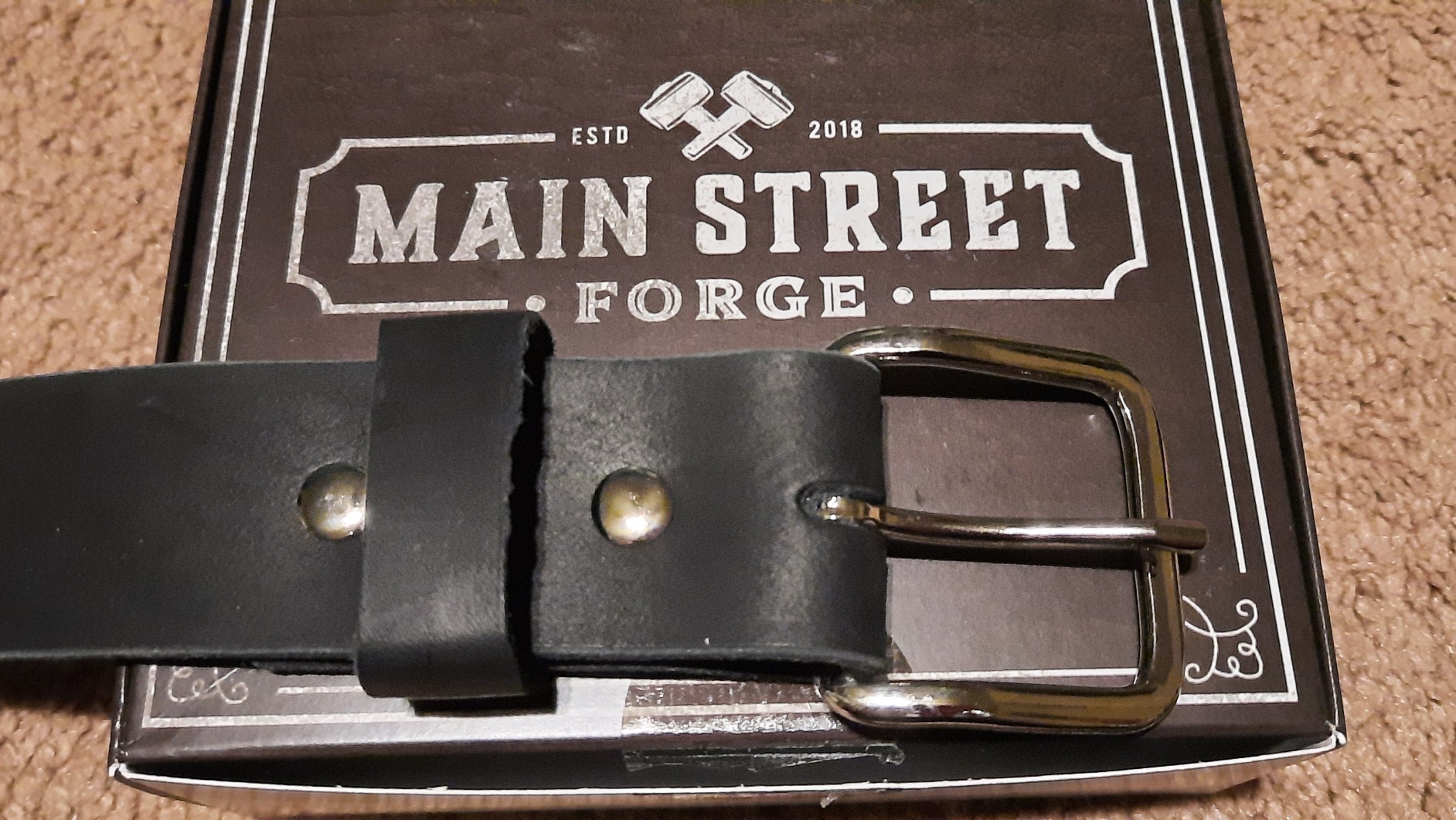 Journeyman Leather Belt | Made in USA | Mens Leather Belt | Full Grain Leather Belts for Men customer photo 1