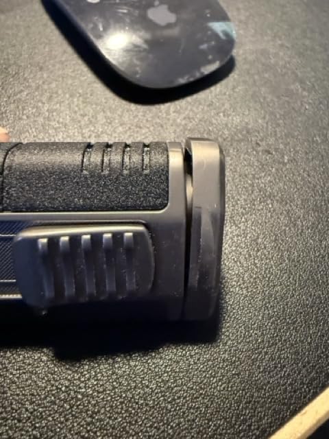 XIKAR Tactical Triple-Jet Lighter, Gunmetal and Black - Powerful Jet Flame for Cigars with Pocket Clip, EZ-View Fuel Window, Adjustable Flame Height & Pull Down Ignition Trigger customer photo 1