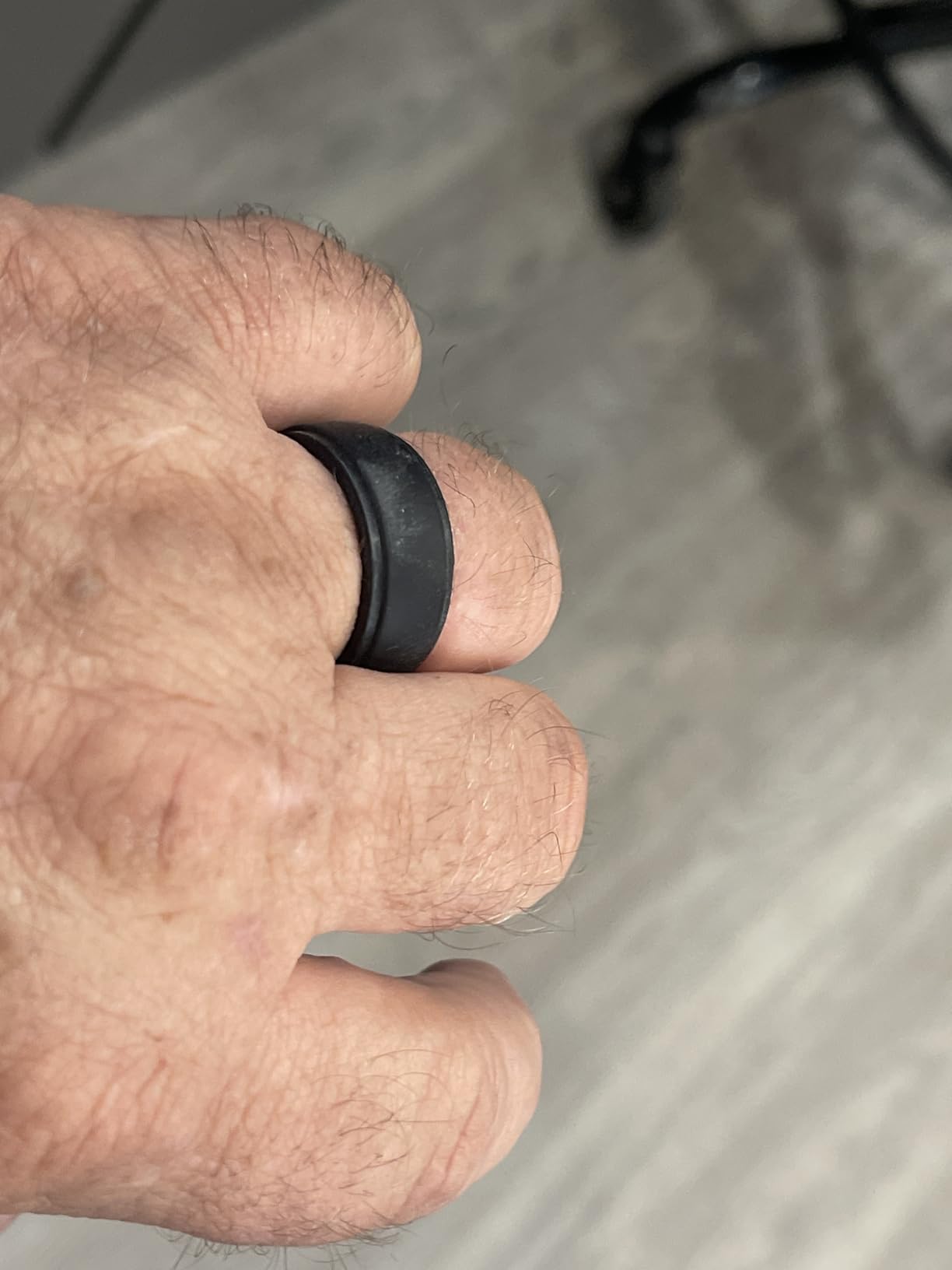 ThunderFit Men's Silicone Rings 10mm Wide 2.5mm Thick Rubber Bands, Breathable, Variety Multipack customer photo 1
