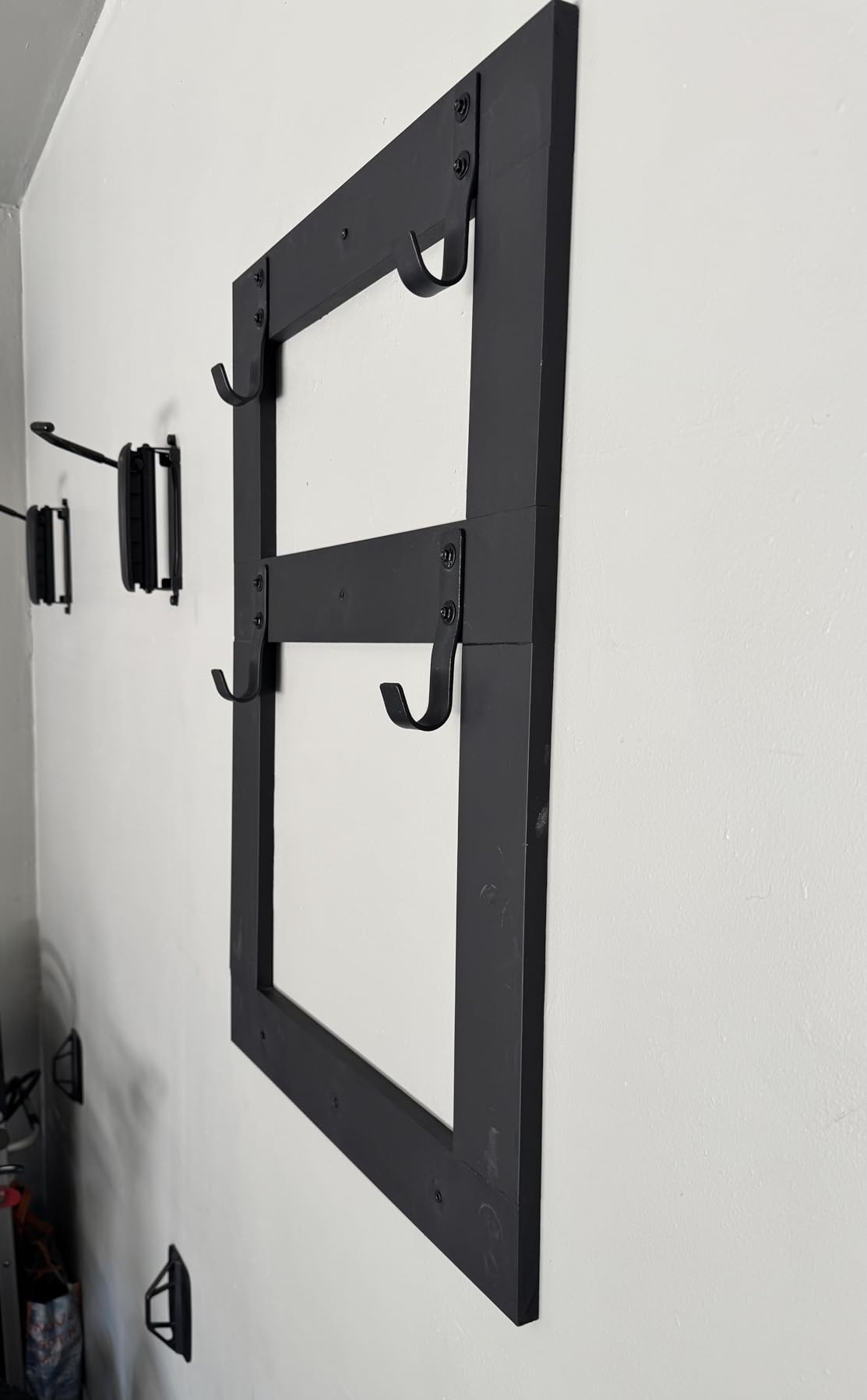 OneTwoFit Multifunctional Wall Mounted Pull Up Bar Chin Up bar Dip Station for Indoor Home Gym Workout, Power Tower Set Training Equipment Fitness Dip Stand Supports to 440 Lbs OT126 customer photo 1