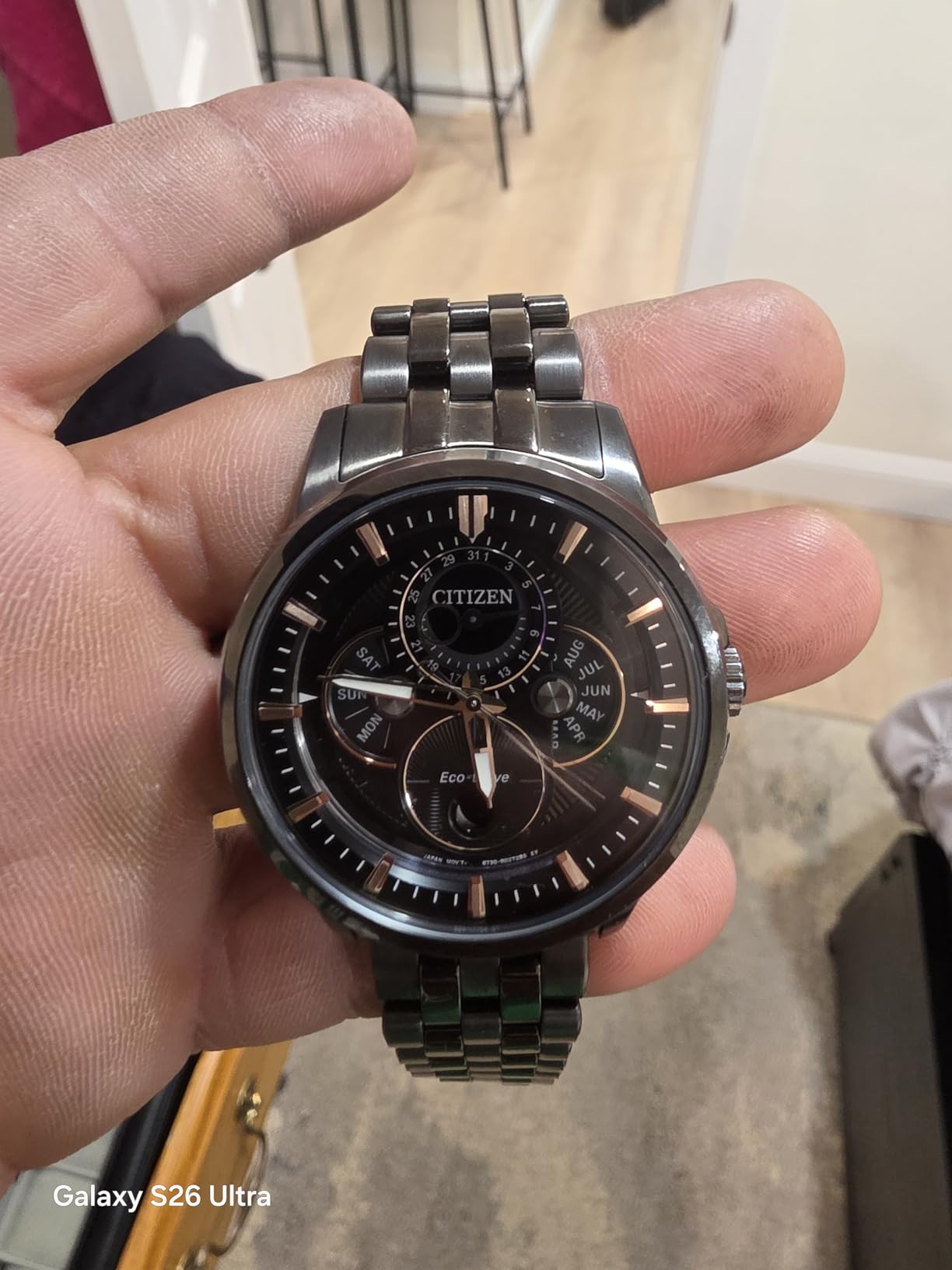 Citizen Men's Classic Calendrier Eco-Drive Watch, Moonphase Indicator, Month, Day and Date customer photo 1