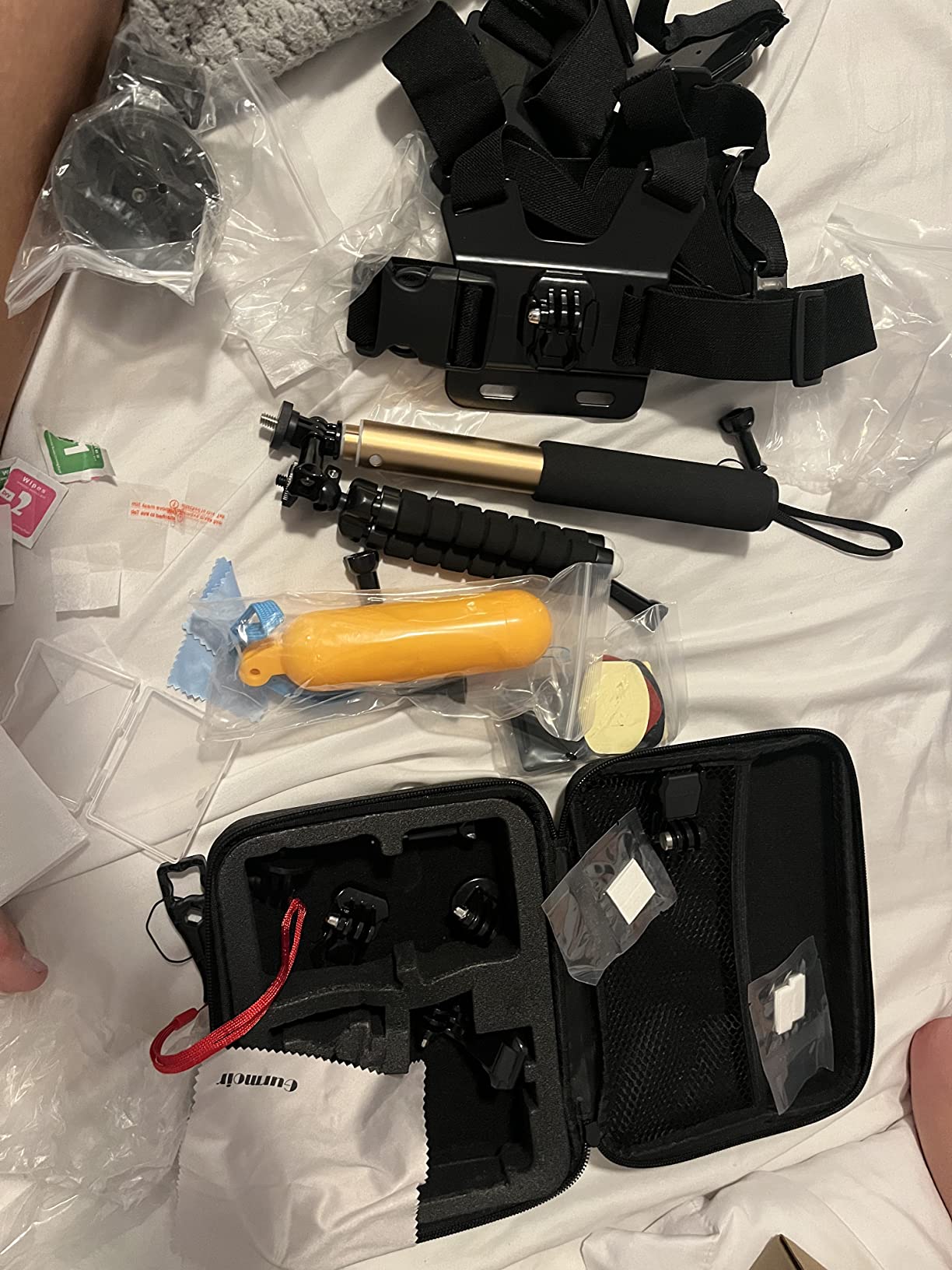 Accessory Pack for GoPro Hero 13 12 11 10 9 - Full Essential Accessories Kit with Waterproof Protective Housing Case for GoPro Hero Black customer photo 1
