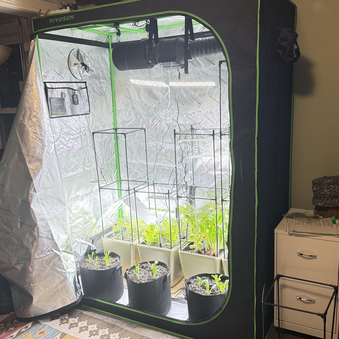 VIVOSUN S223 2x2 Grow Tent, 24